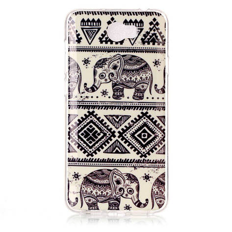 Силіконовий чохол бампер для Huawei ascend Y5 II з картинкою Слоник за слоником, фото 1