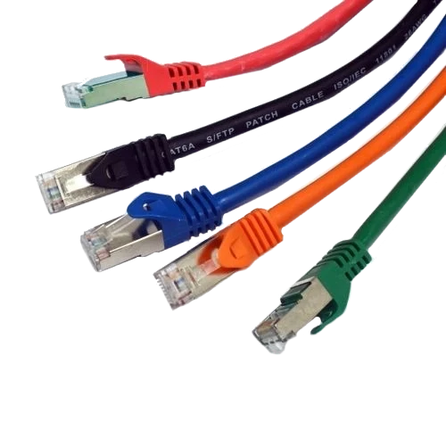 Патч-корд S/FTP L&W ELECTRONICAL 1 м, кат. 6А, синий, LW