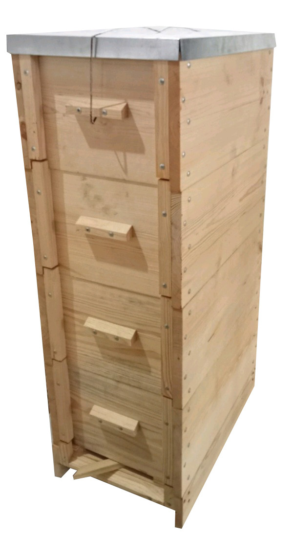 Вулик рогатий багатокорпусний, на 9 рамок, проварений у харчовому парафіні, на рамку 230, фото 1