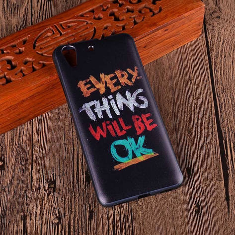 Силіконовий чохол на Huawei ascend Y6 II з картинкою Every thing will be ok, фото 1
