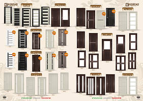 Двері міжкімнатні "Korfad" італійські дверні технології