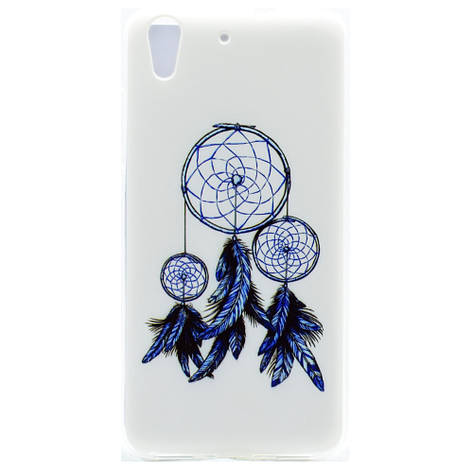 Чохол силіконовий бампер на Huawei ascend Y6 II з малюнком Ловець снів з пір'ям, фото 1