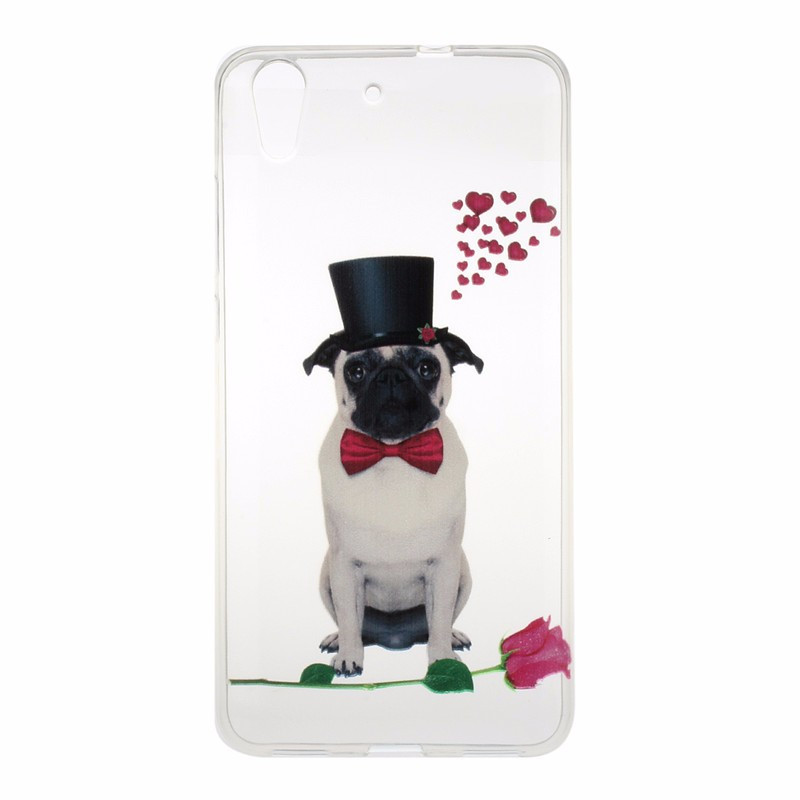 Чохол силіконовий бампер на Huawei ascend Y6 II з малюнком Мопс джентельмен