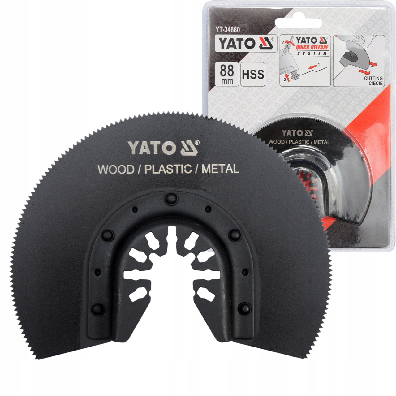 Насадка Для Реноватора 88 мм HSS YATO (YT-34680)
