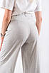 Брюки жіночі палаццо з резинкою світло-сірі 030222 (2000000130309), фото 3