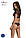 Жіночий еротичний Комплект Passion LEAFA BIKINI Чорний S/M (SX0498), фото 2