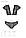 Жіночий еротичний Комплект Passion LEAFA BIKINI Чорний S/M (SX0498), фото 5