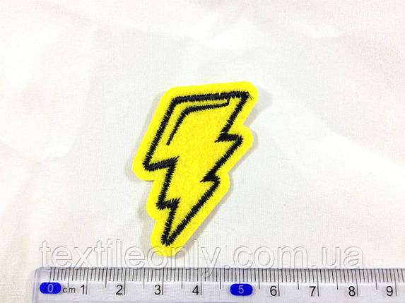 Нашивка Блискавка 38х52 мм, фото 1