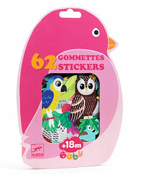 Набір фігурних наліпок Djeco Птахи DJ00058