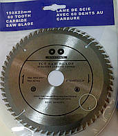 Пила по дереву з побідитовою напайкою 150*22 Z60