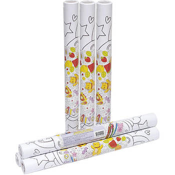 Дитяча розмальовка в рулоні Стежка у картинках 5 м ТМ Тетрада ТЕ14418