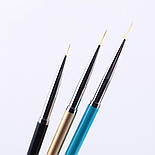 Набір пензликів для дизайну 3 шт, фото 3