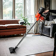 Вертикальний пилосос 2200 Вт для підлоги та меблів ручний контейнерний пилозбірник із регулюванням всмоктування