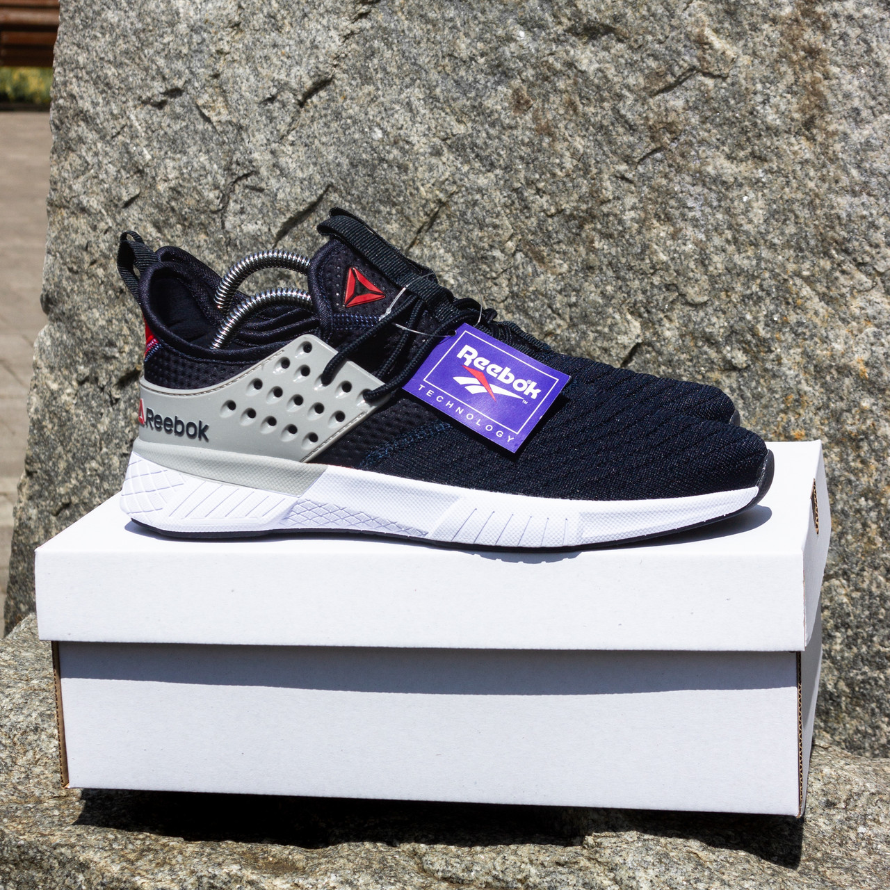РОЗПРОДАЖ Кросівки Reebok темно сині чоловічі