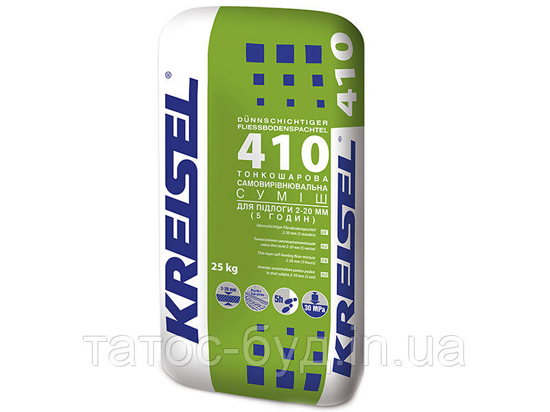 Самовирівнювальна суміш Крайзель-412 (Kreisel) Нівелір, 25 кг, фото 1