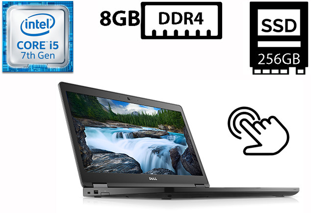 Ноутбук Dell Latitude 5480/14”IPS Touch 1920x1080/Core i5-7300U 2.60GHz/8GB DDR4/SSD 256GB/Intel HD Graphics Камера Б/В