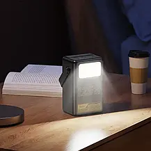Зовнішній акумулятор PowerBank Hoco J110 60000 mAh PD/QC/22.5W/3USB/2Type-C/Ліхтар/black/, фото 5