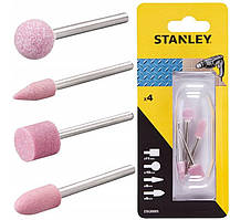 Набір Абразивних Насадок Для Гравера 4 шт STANLEY (STA30005-XJ)