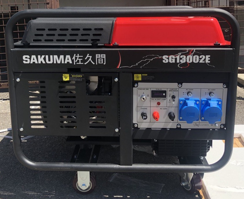Бензиновий генератор SAKUMA SG13002E, 13KVA з електростартером