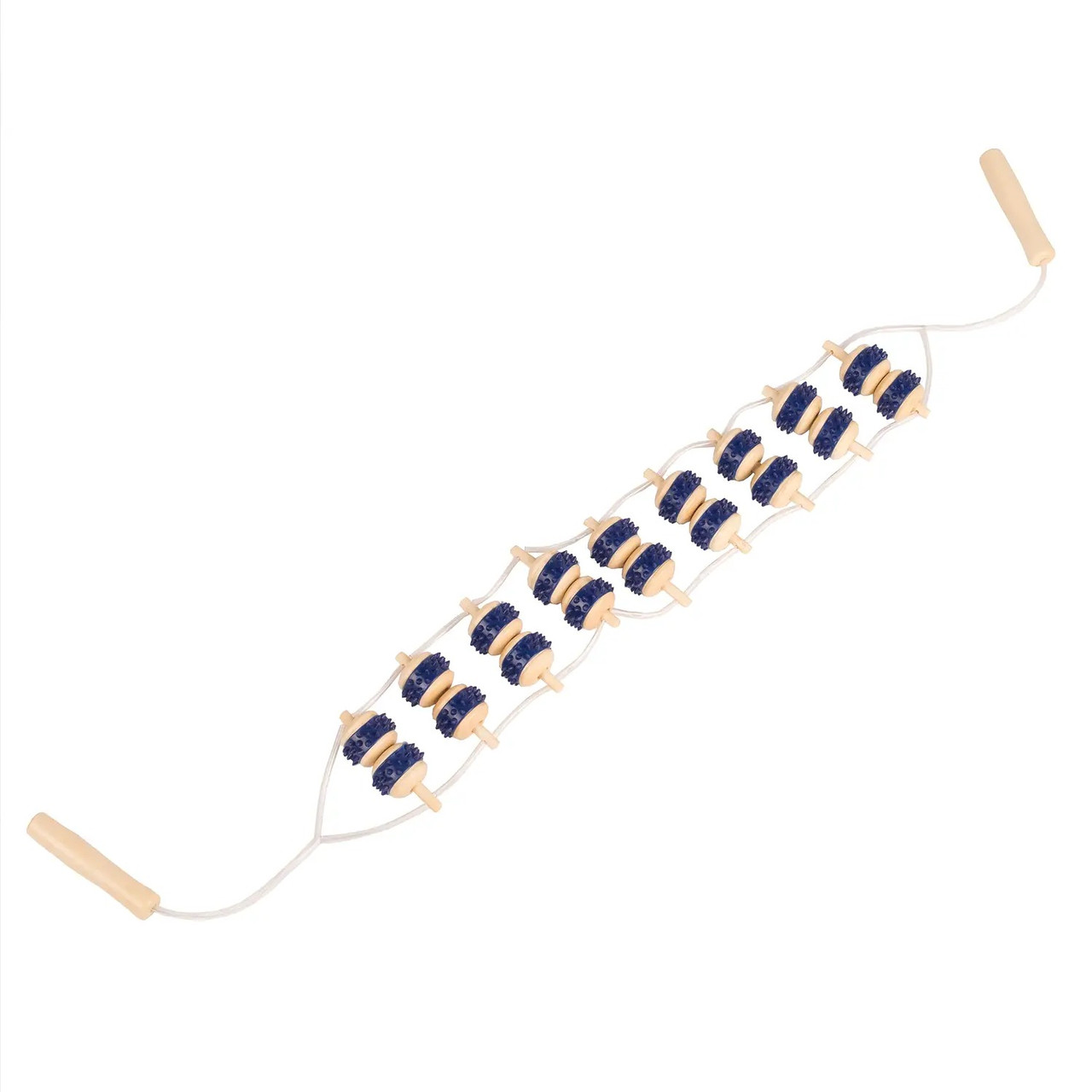 Масажер стрічка дерев'яний Supretto для спини і тіла (8912)