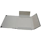 Папка-короб на липучці, картонна, А4, 25 мм, КРАФТ-покриття, фото 2