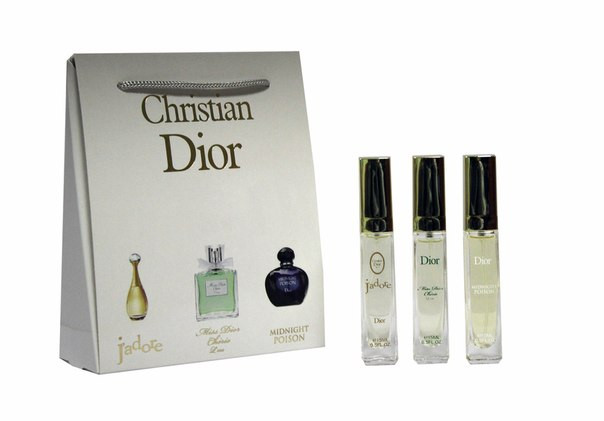 Подарунковий набір парфумерії для жінок Christian Dior (3*15 мл)