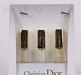 Подарунковий набір парфумерії для жінок Christian Dior (3*15 мл), фото 2