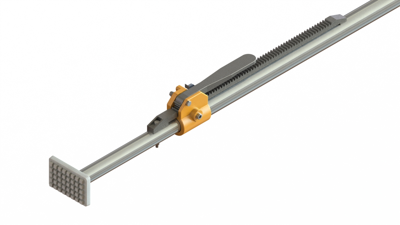 Штанга втулка телескопічна для кріплення вантажу, метал, 2350-2720 мм; Ø=38мм, фото 1