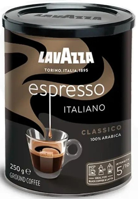 ОРИГІНАЛ! Кава мелена Lavazza Espresso Italiano Classico ж/б 250г
