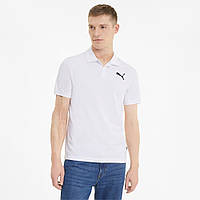 Поло чоловіче Puma Essentials Pique Men's Polo Shirt 586674 52 (біла, бавовна 96%, повсякденна, бренд пума)