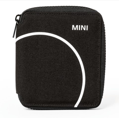Кошелек с контурным принтом MINI, черный 80215B320C1