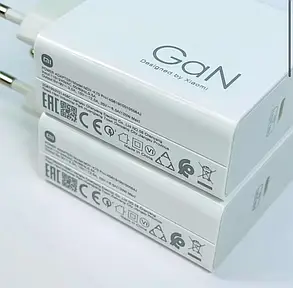 Мережевий ЗП Xiaomi GaN 120W 2 in1 USB-C & data cadel Type-C to Type-C Premium (Білий), фото 3