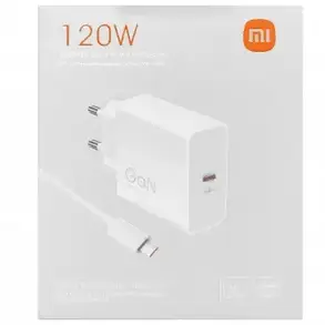 Мережевий ЗП Xiaomi GaN 120W 2 in1 USB-C & data cadel Type-C to Type-C Premium (Білий), фото 4