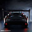 Машинка для дріфту на радіокеруванні та Led світлом 2 аккумулятори 4WD повний привід 1:14 GTR Black, фото 4