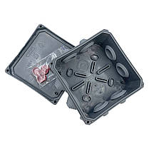 Розподільний бокс Plank IB006 100×100×50 сірий PLK6506650, фото 4