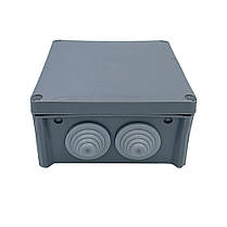 Розподільний бокс Plank IB006 100×100×50 сірий PLK6506650, фото 2