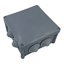 Розподільний бокс Plank IB006 100×100×50 сірий PLK6506650, фото 3