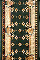 Килимова доріжка BCF зелена ALMIRA 2356 Green/Cream ширина 80 см