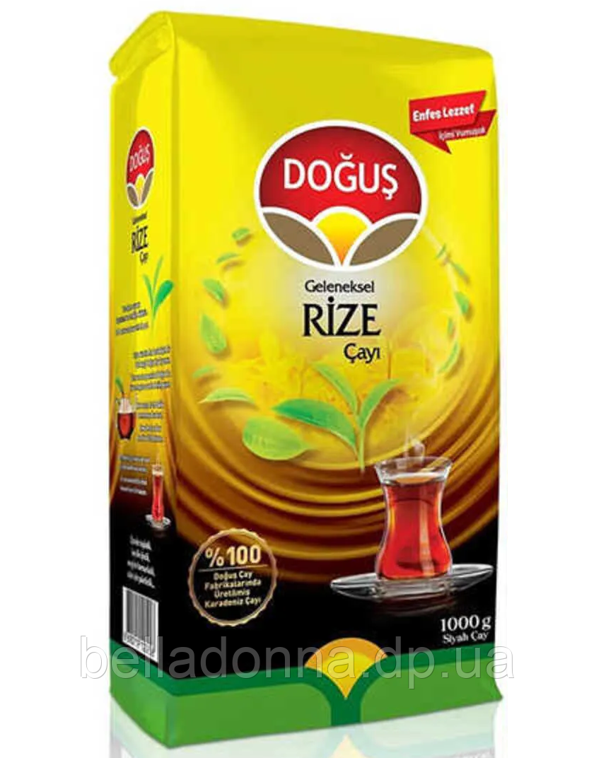 Турецький чай чорний дрібнолистовий розсипний 1000 г Dogus Rize Ωay