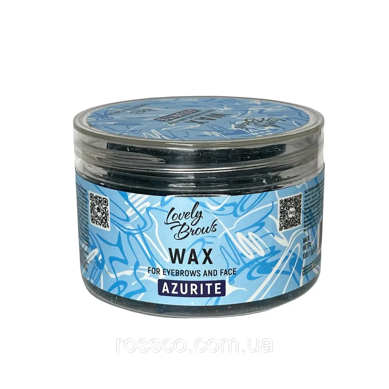 Віск в гранулах для брів і обличчя (Azurite)