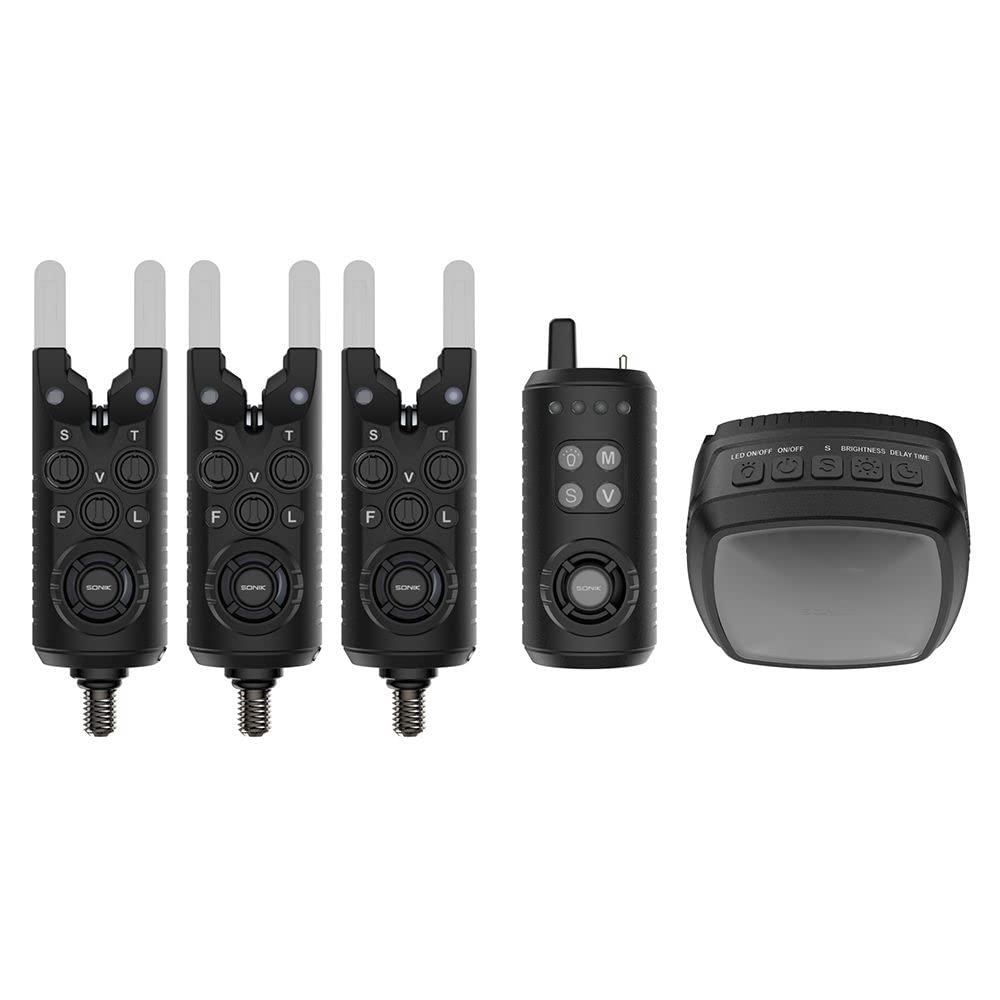 Набір сигналізаторів Sonik Gizmo2 Bite Alarm Set 3+1 + Biwy light