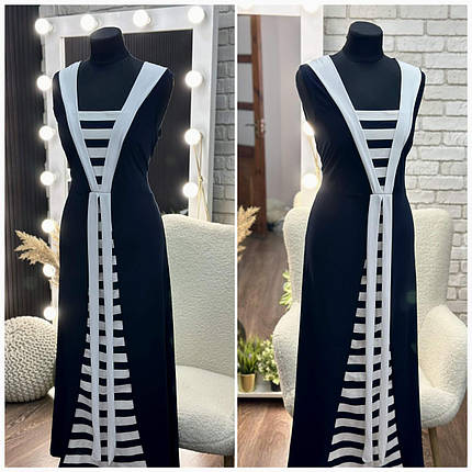 Стильна жіноча сукня, тканина "Трикотаж Масло" розмір 52, фото 1