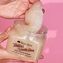 Скраб для тіла цукровий Tree Hut з олією ши та ваніллю Tahitian Vanilla Bean Sugar для всіх типів шкіри, фото 5