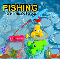 Дитяча розвиваюча гра Риболовля на магнітах 333-16 з вудочкою
