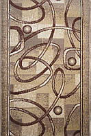 Килимова доріжка BCF бежева ALMIRA 2651 Beige/Mustard ширина 100 см