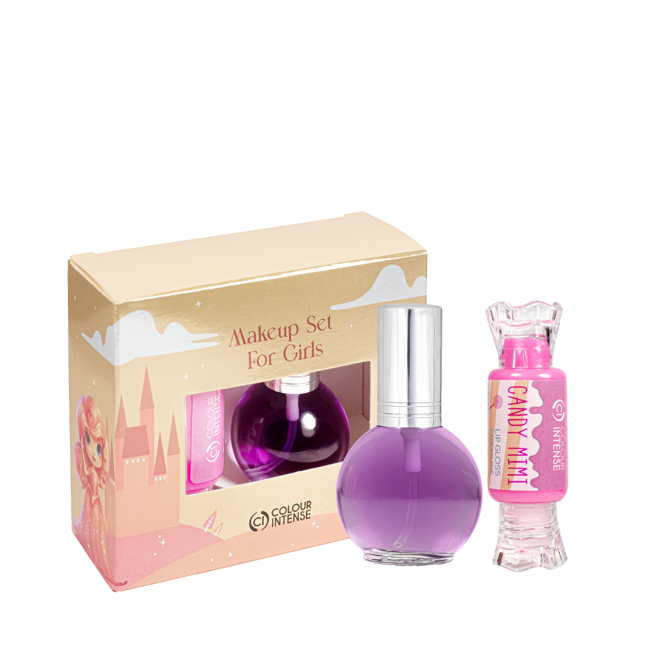 Набір дитячої декоративної косметики для дівчаток Colour Intense Candy Mimi блиск для губ та парфуми, фото 1