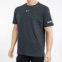 Футболка Батал оптом FN-B0524 Nike графіт