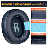 Амбушури earpads JBL Tune 770NC JBL Tune 700BT Tune 710BT Tune 720BT Tune 750BTNC Tune 760NC Колір Синій Blue, фото 6