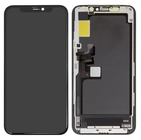 Дисплей для iPhone 11 Pro Max, чорний, з рамкою, Original (PRC)