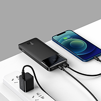 Портативні зарядні пристрої Power Bank Baseus 10000 mAh 15 W Bipow Digital Display для смартфона